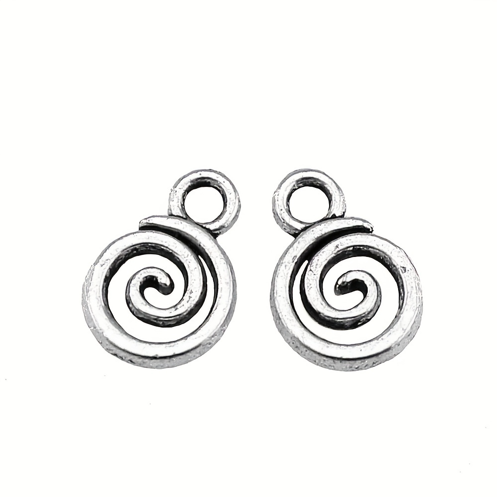 30pcs Ancient Silvery Charm Pendants for DIY Jewelry Making
